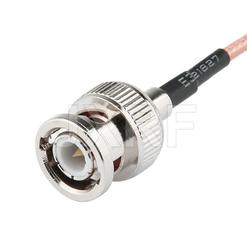 Gamyklos pardavimo RF Koaksialinis kabelis BNC į MCX jungtis BNC vyras į MCX male Plug RG316 Galiuku laidu 15cm nemokamai shipp