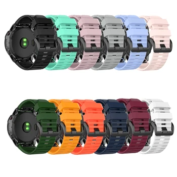 Garmin Enduro/TACTIX DELTA 26mm Dirželio Sporto Silikono Watchband Greito Atleidimo Juosta Garmin 6X Pro/5X Pulse Lengvai Tilptų Bracele