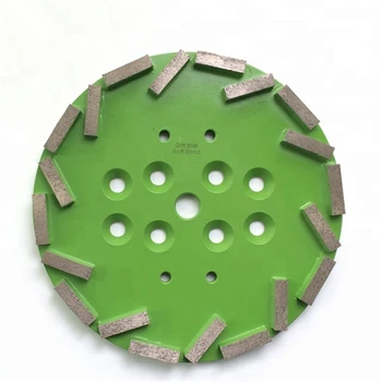 GD46 Diamond Abrazyviniai Šlifavimo Disko 10 Colių Šlifavimo Plokštės Poliravimo Šluostės su 20 Segmentus Betono, dirbtinio akmens Grindys 3PCS