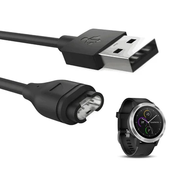 Greito įkrovimo kabelis Universalus Duomenų Laidas 1m juoda Mobiliųjų Telefonų Kroviklį Garmin Fenix 5 
