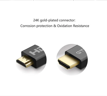 GTMEDIA HDMI Nikeliuotas Kabelio 4K 60Hz Pluošto HDMI Kabelis Optinis 2.0 2.0 2.0 b HDR HDCP2.2 HDTV LAB Lauke Projektorius PS4 Kabelis kaip hdmi2.0