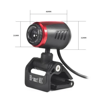 HD Kameros su integruotu Mikrofonu USB Tvarkyklės Nemokamą Kompiuterio Web Kamera, skirta 