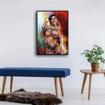 HD Seksualus Nuogas Moteris, Abstrakčiai Naftos Tapyba Ant Drobės, Plakatų Ir grafikos Skandinavijos Sienos Meno Kambarį
