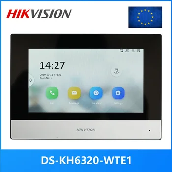 HIKVISION tarptautinės versija Multi-Language DS-KH6320-WTE1 Patalpų Stebėti,802.3 af POE, app Hik-jungtis,Wi-fi,Video domofonas