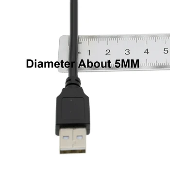 HOMEBARL Aukštos Kokybės Naujas 0,3 M 0,5 M 1M Butas Mini USB Laidas, 5 Smeigtukai Įkroviklis Duomenų MP3 MP4 MP5 Player Kamera, Radijas, DVD V3 USB Kabeliai