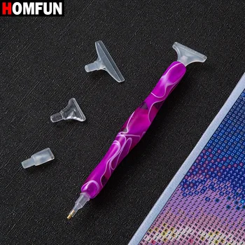 HOMFUN Diamond Tapybos Taško Gręžimo Pen Tool 5D 