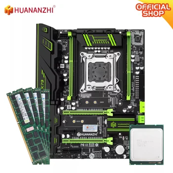 HUANANZHI X79 ŽALIA X79 motininė plokštė su Intel XEON E5 2689 su 4*8GB DDR3 RECC atminties combo kit rinkinys ATX SATA USB3.0 PCI-E NVME