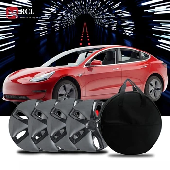 Hubcap Padengti Saugojimo Krepšys laikyti Tesla Modelis 3 Modelis Y ir Kiti 18 colių 19 colių Automobilių Stebulės Apsaugine danga Automobilių Saugykla