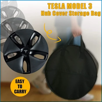 Hubcap Padengti Saugojimo Krepšys laikyti Tesla Modelis 3 Modelis Y ir Kiti 18 colių 19 colių Automobilių Stebulės Apsaugine danga Automobilių Saugykla