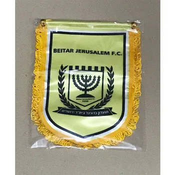 Izraelis Beitar Jerusalem FC 30cm*20cm Dydžio Dvigubus Šonus, Kalėdų Dekoracijos Namuose Kabo Vėliavos Banner Dovanos
