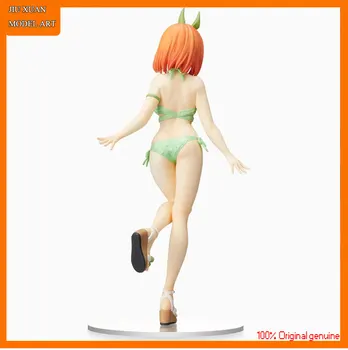 Japanes Anime Esmingiausia Quintuplets Nakano Yotsuba maudymosi kostiumėlį 19cm Veiksmų Skaičius, Anime Paveikslas Modelis, Žaislai Pav Lėlės Dovana
