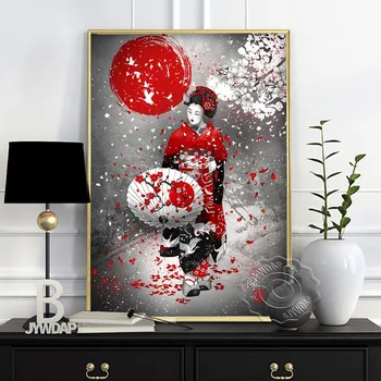Japonija Bonsa Bushido Samurajus Kanji Drobės Tapybos Plakatai Ir Spausdina Sienos Nuotrauka Už Kambarį Abstrakčiai Dekoratyvinis Namų Dekoro