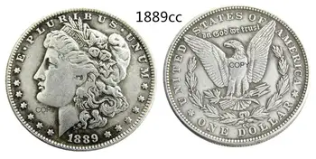 JAV 1889-CC Morgan Doleris Kopijuoti Monetos Sidabro Padengtą