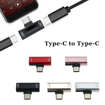 JCD 2VNT Naujos Prouct Dvigubo C Tipo USB-C Ausinės Ausinių Garso Įkrovimo Adapteris, Splitter Konverteris Už Xiaomi 