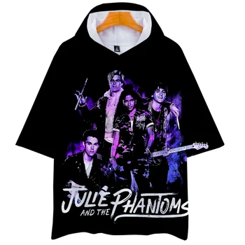 Julie Ir Fantomus Vyrus, Moteris, T-Shirt 3D Berniukas Mergaitė trumpomis Rankovėmis Hoodies Tees Kietas Kvėpuojantis 2021 Reguliariai Hip-Hop Viršūnes Drabužiai