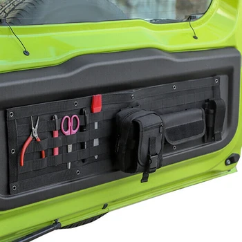 Juoda bagazines dangtis Saugojimo Krepšys Case Cover Įrankis Organizatorius Suzuki Jimny 2019 2020
