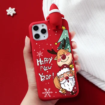 Kalėdų Dovana Mielas 3D Lėlės Atveju, Huawei P Smart 2020 