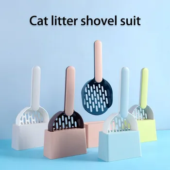 Kačių Kraikas Kastuvas Pet Cleanning Priemonė, Plastikiniai Scoop Kačių Smėlio Valymo Produktai Tualetas Šuo, Katė Švari, Išmatos Prekių Dropship
