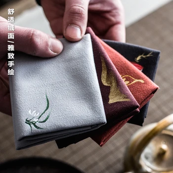 Kinijos absorbentas arbatos rankšluosčiai arbatos audinio staltiesė high-end arbatos puodą rankšluosčiu Zen Kung Fu arbatos rinkinys, priedai rankšluostį