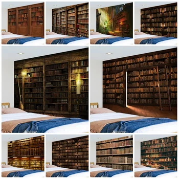 Klasikinės Bibliotekos Gobelenas Sienos Kabo Biblioteka Spausdinimo Sienos Kabo Gobelenas Sienos Plakatus Poliesterio Gobelenas 150x130/200x150