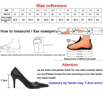 Komfortas office aukštakulniai moteriški odiniai batai juoda darbą, maži batai kulniukai 7.5 cm femme bateliai paprastą moterį, siurbliai, didelis dydis 46