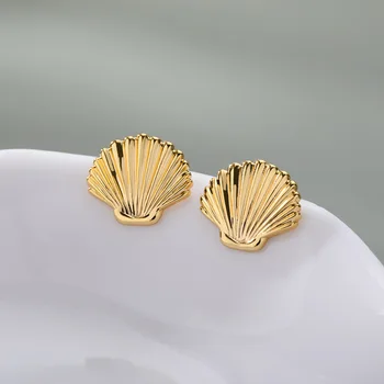 Korėjos mados Minimalistinio Aukso, nerūdijančio plieno korpuso auskarai Kūrybos Auskarai Mados Mielas Papuošalai, Dovana Draugei