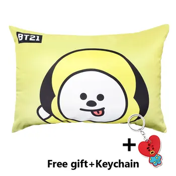Kpop mielas triušis pliušas pagalvės apdailos šeimos patalynės, interjero PP medvilnės kawaii anime iškamša triušis, šuo mergaitė dovana