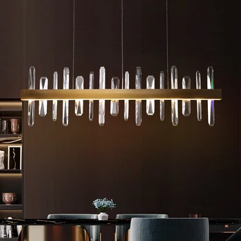 Krištolo sietynas, restoranas dizaineris šviesos prabanga post-modernią atmosferą kūrybos svetainė, miegamasis led kristalų liustra