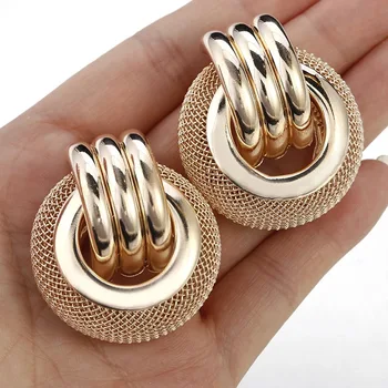 Kshmir Exagogue aukso auskarai ratas temperamentas auskarai, pakabukas moterų mados rafinuotas, auskarai, papuošalai, dovanos 2021