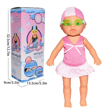 Kūdikių Elektros Plaukimo Lėlė Atspari Vandeniui Plaukimo Baseinas Žaislas Protingas Elektros Lėlės Jungtinio Kilnojamojo Plaukti Lėlės Kūdikiams, Žaislų Mergaitėms