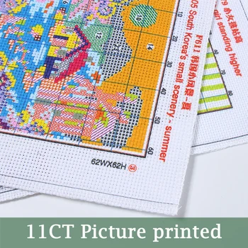 Langas meškiukas, skaičiuojami atspausdintas audinys DMC 14CT 11CT Kryželiu rinkiniais,siuvinėjimo Rinkinių rankdarbiams Namų Dekoro