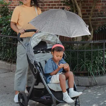 Lanksti Kūdikio Vežimėlis Skėčio UV Apsauga nuo Saulės, Kūdikio Vežimėlį Skėtis su Laikikliu