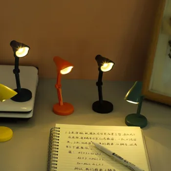 LED Stalo Lempa Mini Kartus-gali, Naktį Skaitymo Knyga Lempos Namo Kambaryje Kompiuteris Notebook Laptop Stalas Naktį Žibintai Akių Apsaugos priemonės