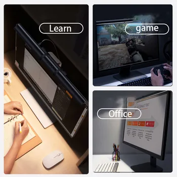 LED Stalo Lempa Pritemdomi Office Žaidimų Kompiuterį Akių-rūpestinga Stalo Lempa Studijų Skaityti Ekrane Stebėti Kabinti Šviesos Juosta