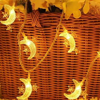 Led star mėnulio šviesos string INS star mėnulio festivalis lemputės dekoratyvinis apšvietimas