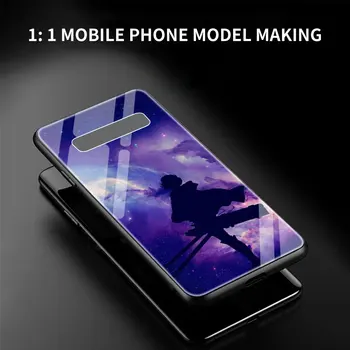 Levi Akermano Ataka Titan Stiklas, Telefono dėklas, skirtas Samsung Galaxy S20 S21 FE S10 Pastaba 10 20 Ultra 5G 9 S9 Plus S10e Padengti Rubisafe