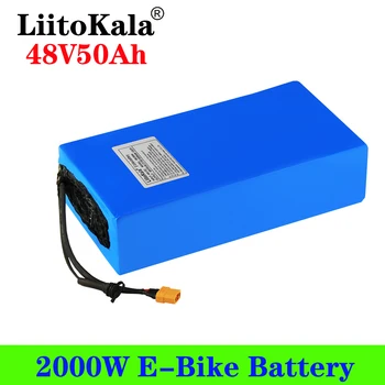 LiitoKala 48V 50Ah Elektrinis Dviratis 21700 13S10P Ličio Baterija už 1000W 1500W 2000W 2500W 20A 50A 30A BMS E-Bike Baterija