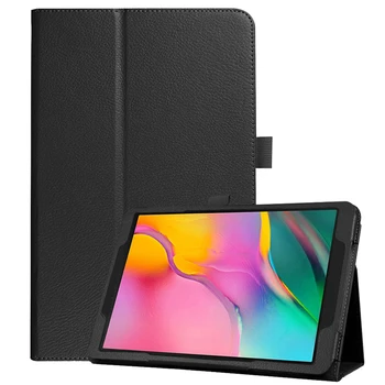 Litch PU Case for Samsung Galaxy Tab 2019 SM-T510 SM-T515 T510 T515 Tablet padengti Stendo Atveju Tab 10.1