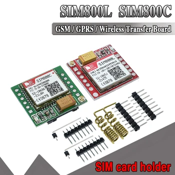 LIZAO Mažiausias SIM800L SIM800C GPRS GSM Modulis MicroSIM Kortelę Core Valdybos Quad-band TTL Nuoseklųjį Prievadą