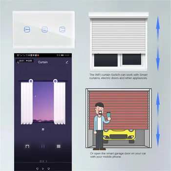 Lonsonho Tuya Smart Gyvenimas MUMS Smart WiFi Užuolaidų Jungiklis Aklas Motorinių Žaliuzės Jungiklio, Smart Home Alexa 