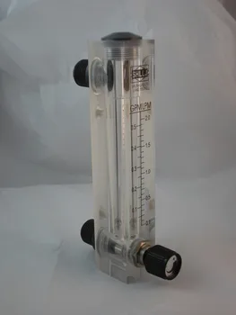 LZM-25 kolonėlė skydelio tipas Akrilo debitmatis(srauto matuoklis) skysčių (vandens)/H2O vyrų 1