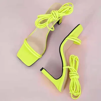 Mados Naujų Šalies stiletto Lady Aukšti Kulniukai Siurbliai Moterų batai Tuščiaviduriai Plius Dydis Moterų Sandalai A397
