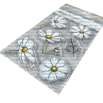 Mažas Daisy Gėlių, Augalų atvirukas Apdaila Metalo Die Iškirpti ir Antspaudu Scrapbooking 