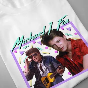 Michael J 80s Fox Teen Wolf 2021 pardavimas Vyrų T Shirts Naujovė Tee Marškinėliai trumpomis Rankovėmis Įgulos Kaklo Marškinėliai Grynos Medvilnės Vasaros Drabužių
