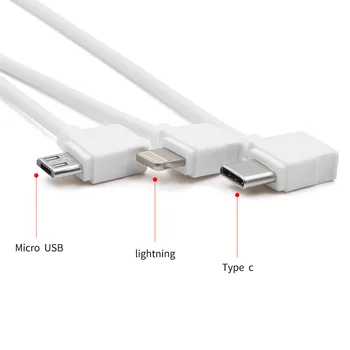 Micro USB Tinka IOS Tipas-c OTG Kabeliu Linija 10cm/30cm Už DJI Mavic 2 pro 