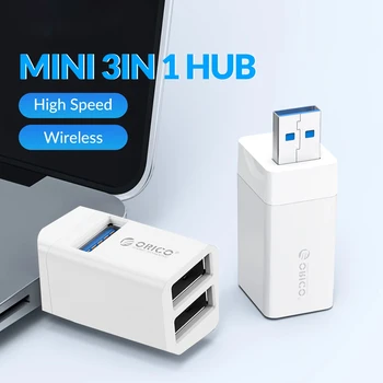 Mini 3 in 1 USB Šakotuvą, veikimas Prijungimo Kištukas Dizaino Adapteris Ratai Nemokama Įrengimas Laptop Notebook PC Priedai