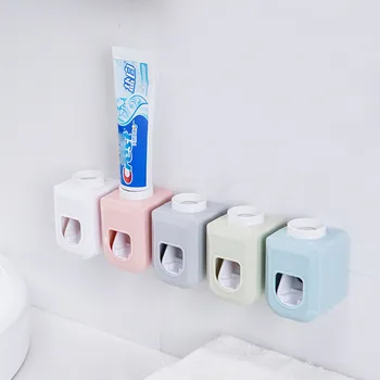Mini Automatinis Dantų pastos Dozatorius Sienos Montuojamas Vonios kambarys stalčiuko Vaikų Dantų pastos Išspausti Prietaiso Vonios kambarys Pakabukas
