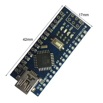 Mini Breadboard-draugiškas USB Nano V3.0 ATmega328 5V Mikro valdiklio plokštės Įtampos Reguliatorių, kad Arduino-suderinama