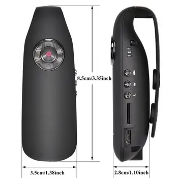 Mini Full HD 1080P, Mini DV Kamera Brūkšnys Cam Nešiojami Kūno Motociklas Dviratis Judesio, Veiksmo Kameros 128G vaizdo Kamera