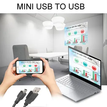 Mini USB Laidas, Mini USB Į USB Duomenų Eilutė Greitas USB Linijos, Įkroviklio Laidas Duomenų Perdavimo Kietąjį Diską Gaubtus, Telefono Įkrovimas